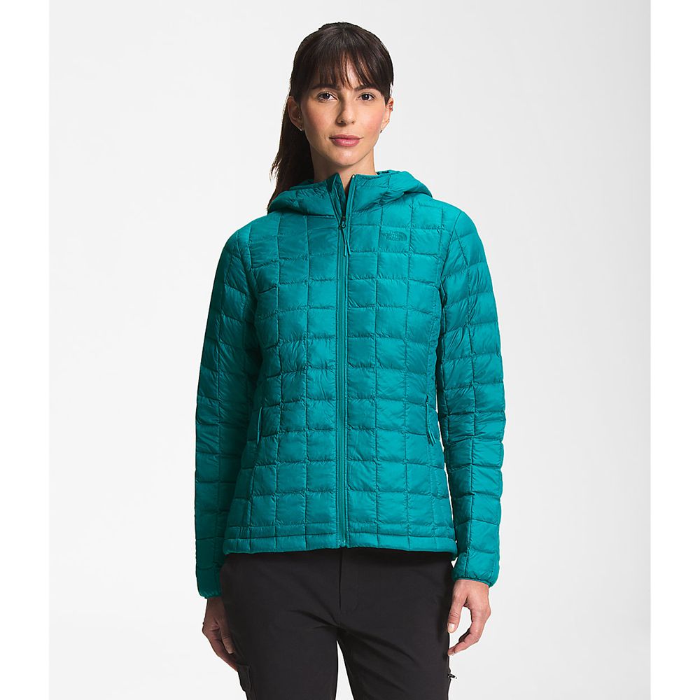 The North Face Hooded Jacket Womens Australia - The North Face Thermoball™ Eco Blue (GDO-692015)